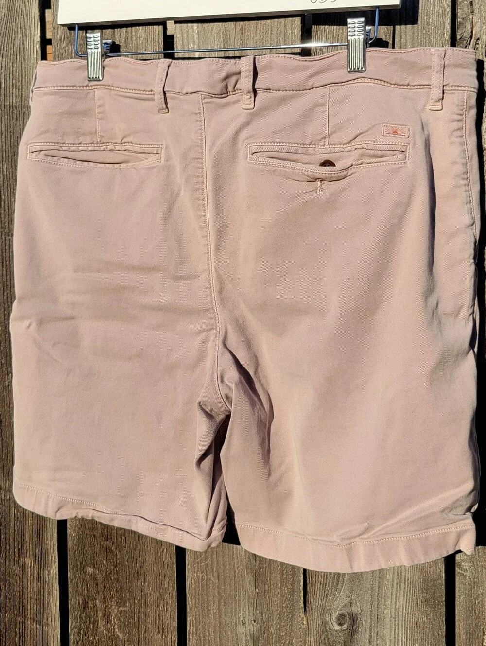 Coastline Faherty Pink Men's Chino Shorts Casual Cotton Tencel 35x8 Beach